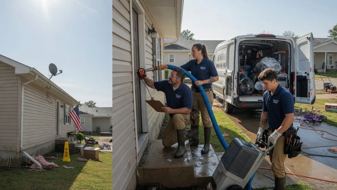 Ceiling Water Damage Restoration in Millsap, TX near me